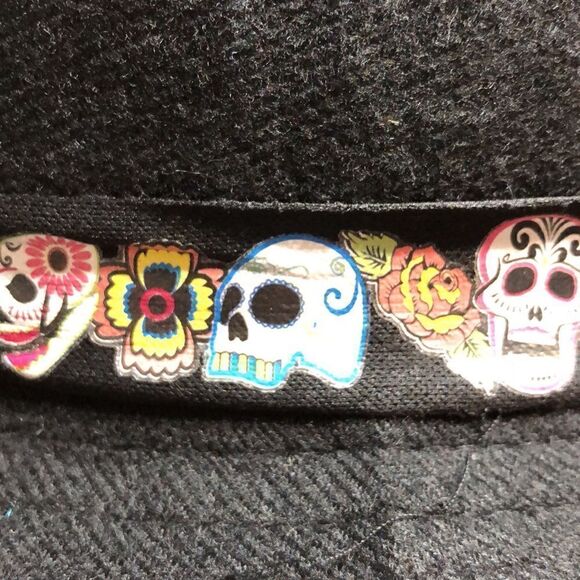 Day of the Dead Fedora Unisex - Picture 4 of 4